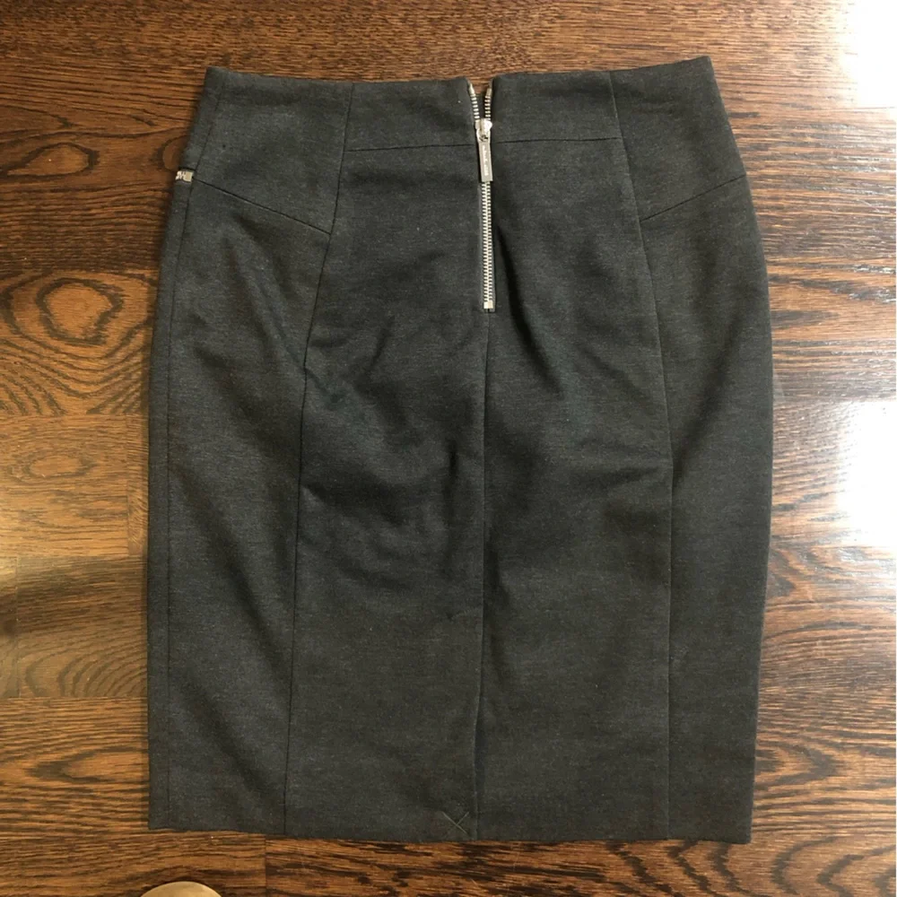 Michael Kors Gray Skirt with Zipper Accents - Picture 2 of 7